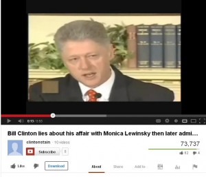 Clinton lying